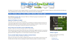 Desktop Screenshot of lowendmac.com