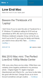 Mobile Screenshot of lowendmac.com