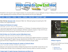 Tablet Screenshot of lowendmac.com